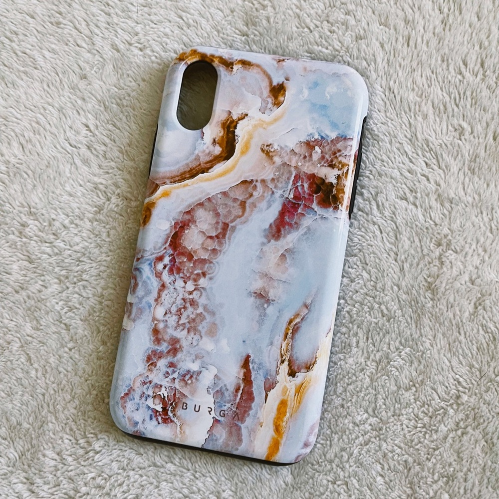Burga Pink Marble iPhone XR Phone Case
